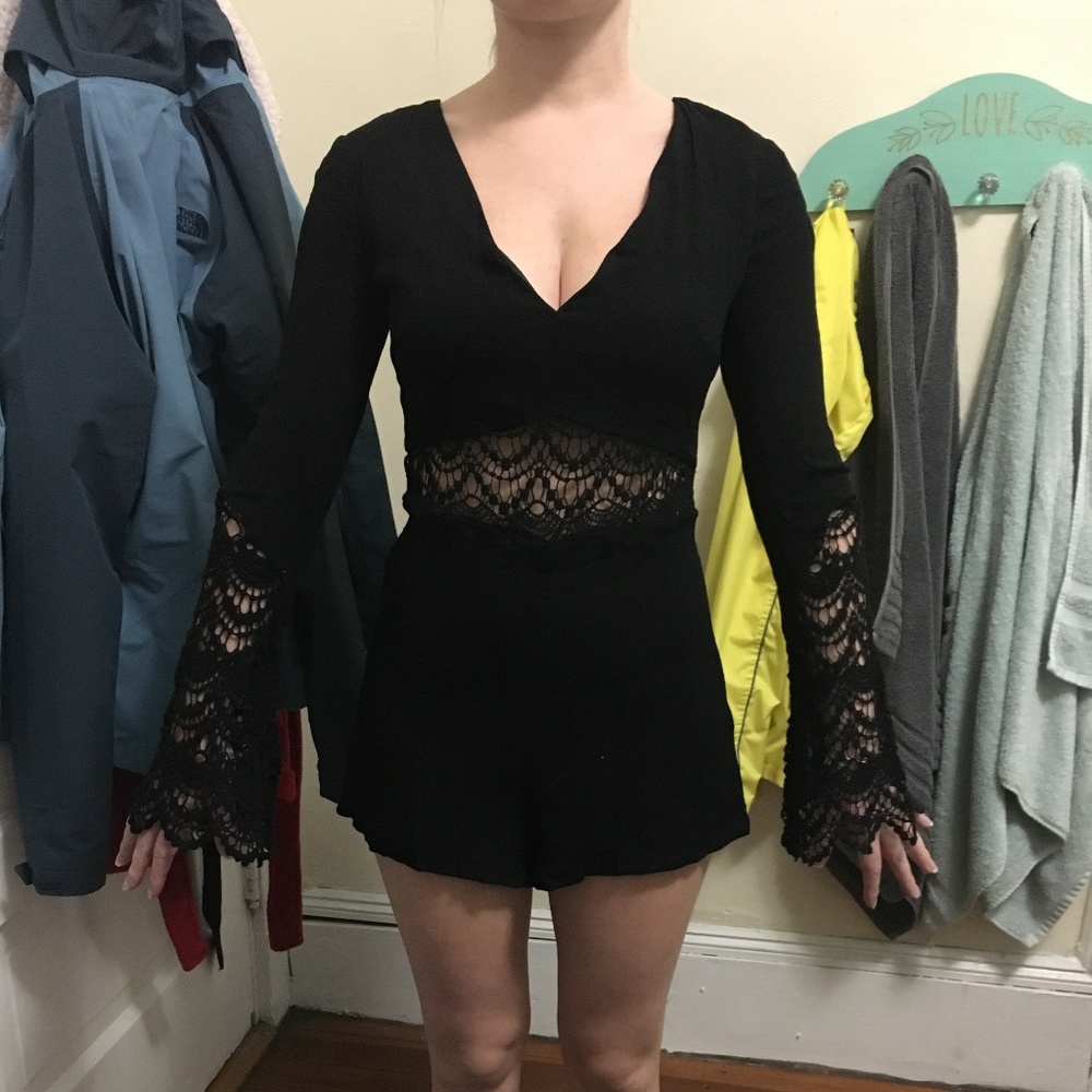 Black Romper NWT